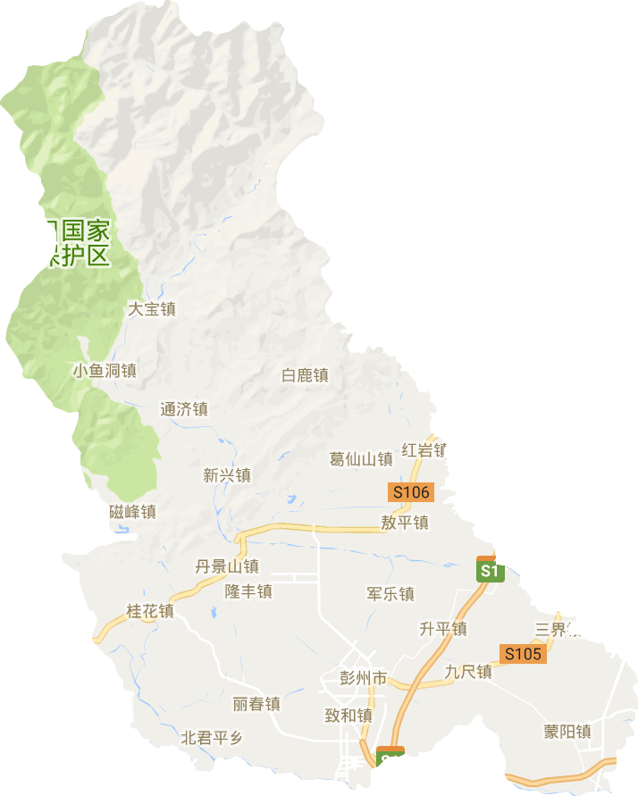 彭州最新地图发布，科技引领城市变革，感受未来生活体验