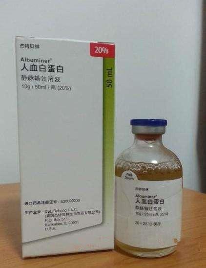 人血白蛋白零售价格指南