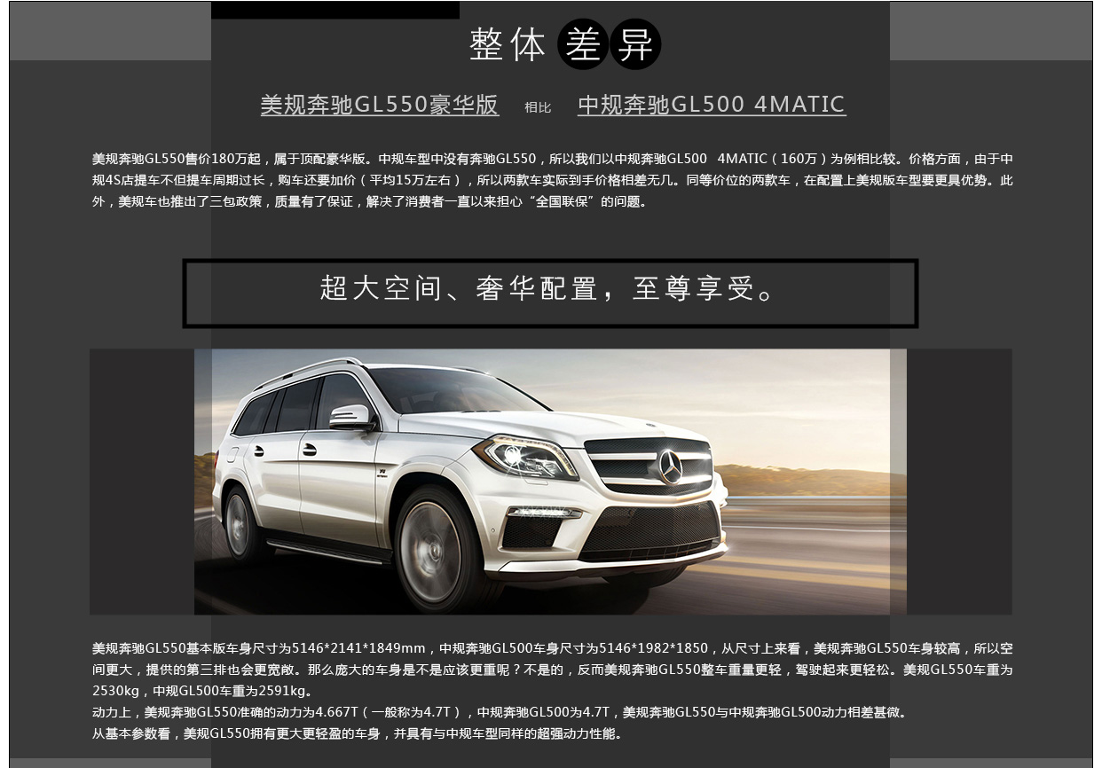 奔驰ML550最新豪华报价